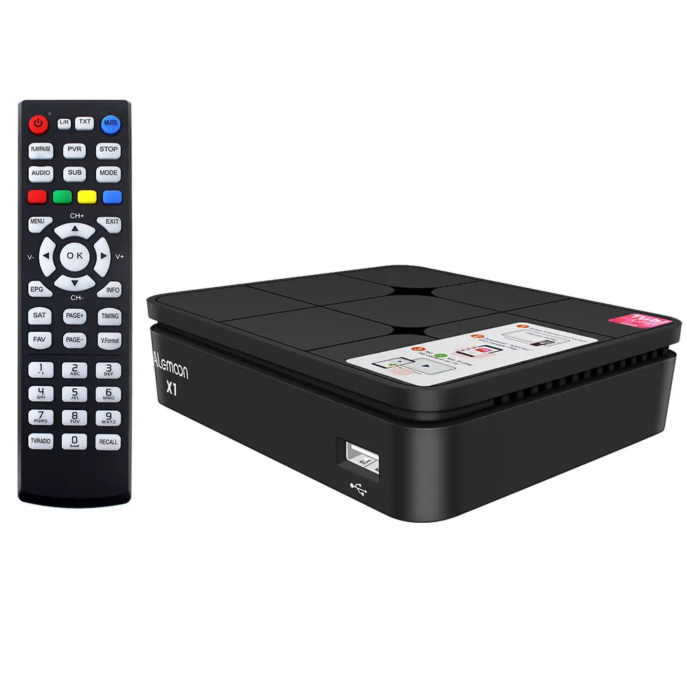 Фабрика Shenzhen ultra box Alemoon X1 dvb s2 iptv спутниковый ТВ-приемник с поддержкой cccam youtube