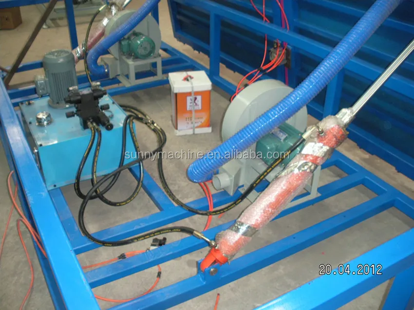 manual glass cutting table/ tilting air flotation glass breaking  table