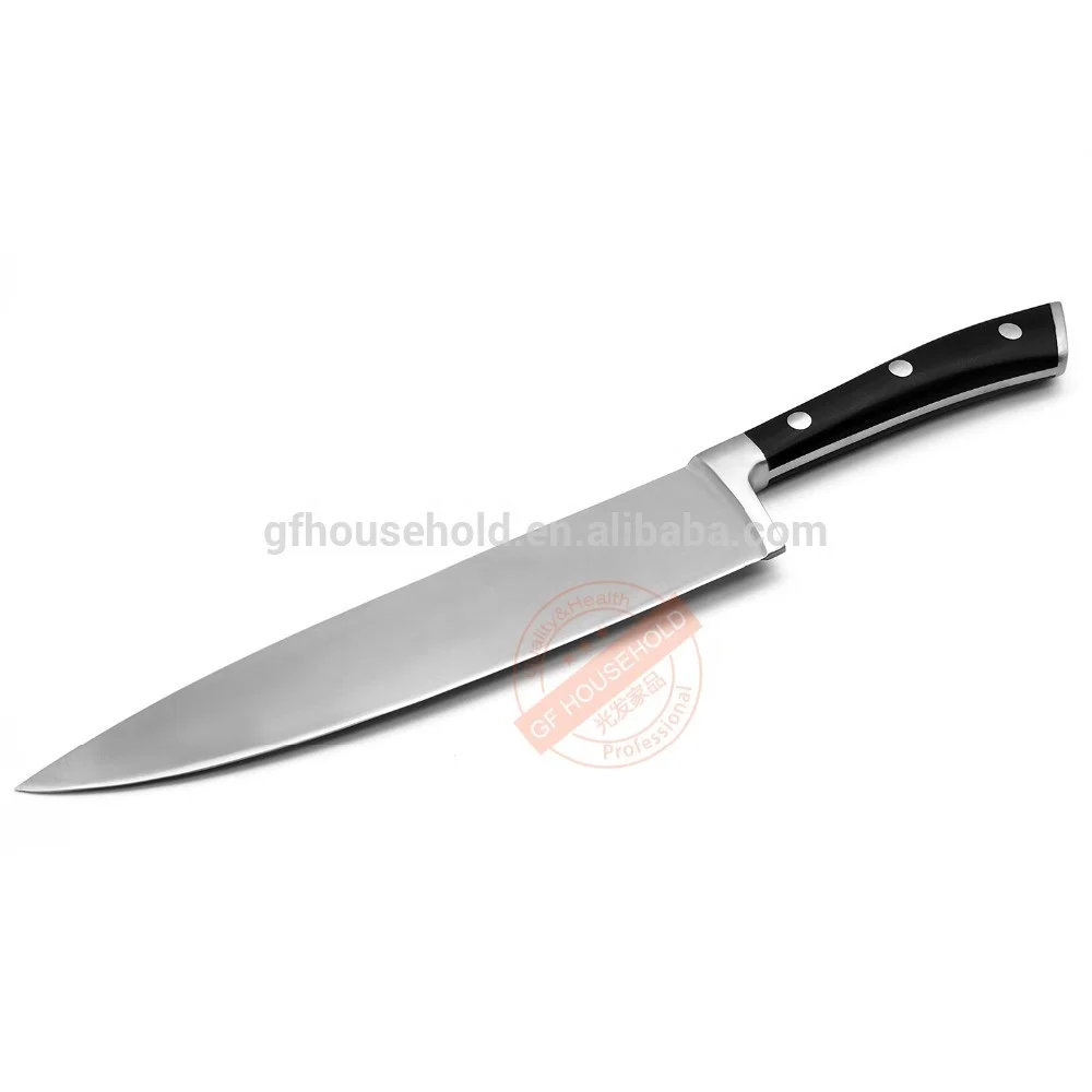 Yangjiang Kitchen knife 8 inch 7CR17MOV Chef Knife with wood handle