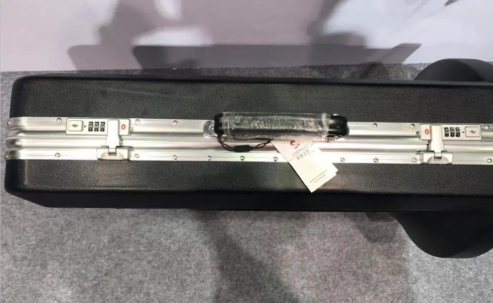 Good quality ABS material  euphonium case with universal wheels