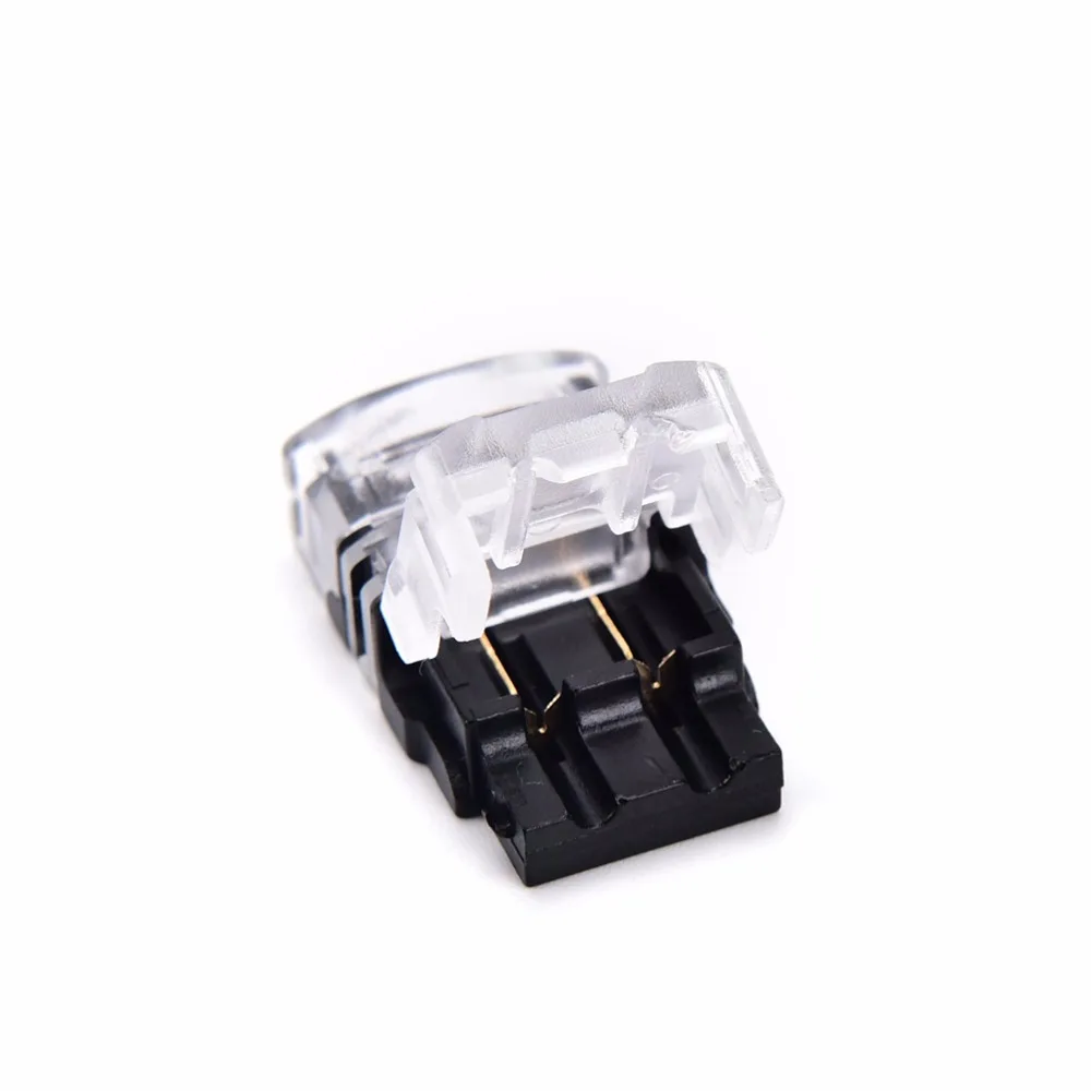 Waterproof SMD 5050 5630 LED Tape Light Connection Conductor 2pin LED Strip to Wire Connector for 8/10mm Single Color