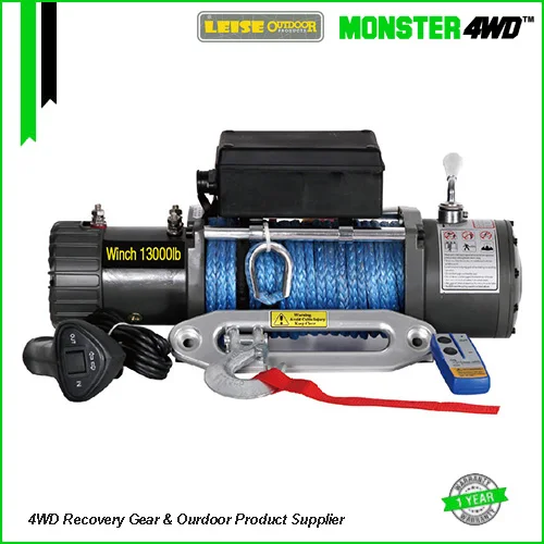 Monster4WD Heavy Duty 13000LBS Trailer Electric Winches with Synthetic Rope