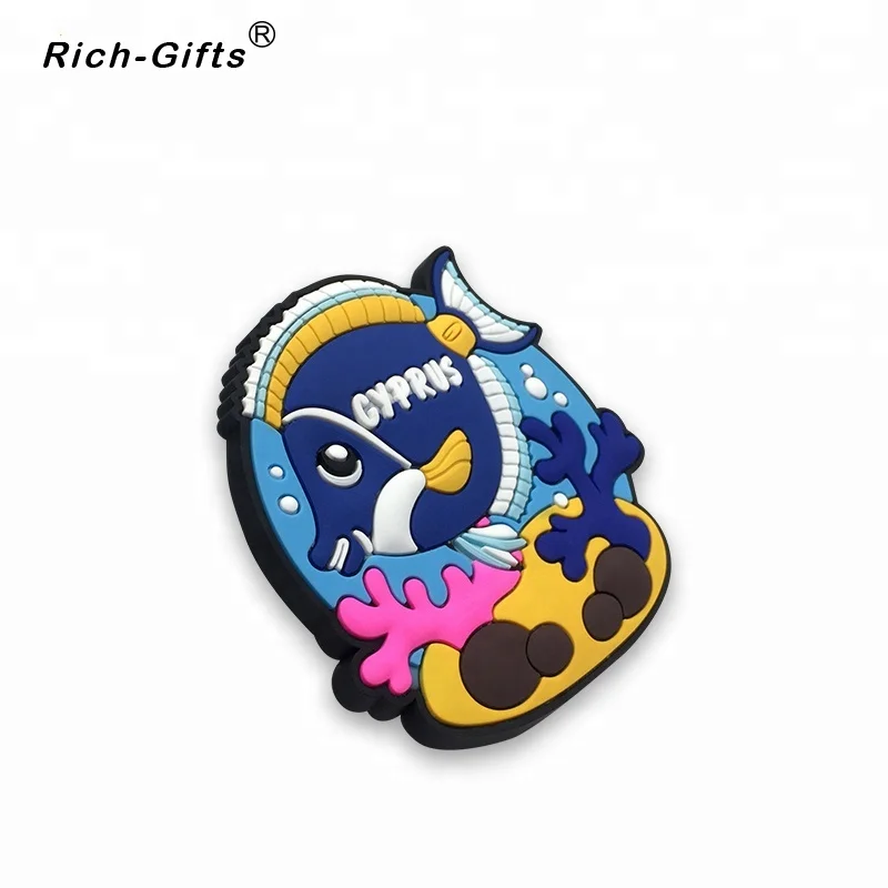 Personalized New Designed Colorful Promotional Gifts  Fridge Magnet 3d embossed and debossed style