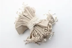 Холщовый льняной мешок 70*250 мм, пакет для питьевой соломы, джутовый Хлопковый мешок на шнурке с индивидуальным логотипом