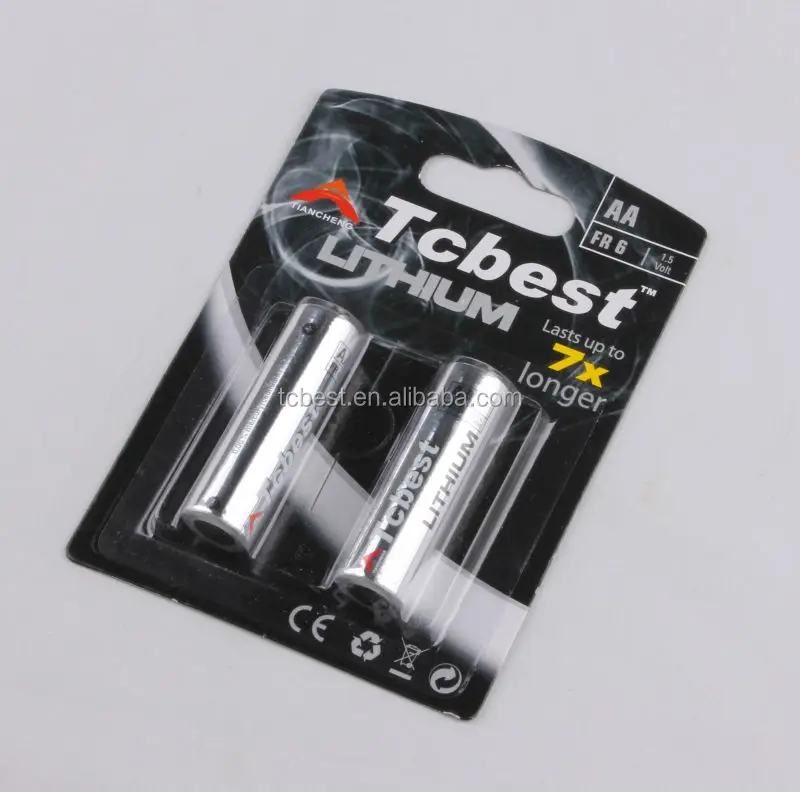 Литий ионный перезаряжаемый аккумулятор OEM для 2900mah fr6 aa 1 5 v