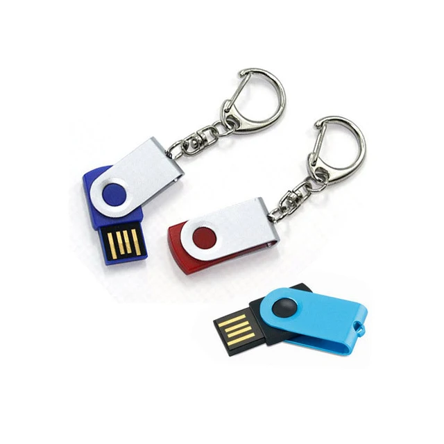 Alibaba Express Escrow Mini Swivel USB Flash Drives with Key ring mini twister USB memory sticks 64gb