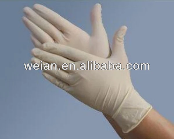 
Disposable Latex Examination Gloves 