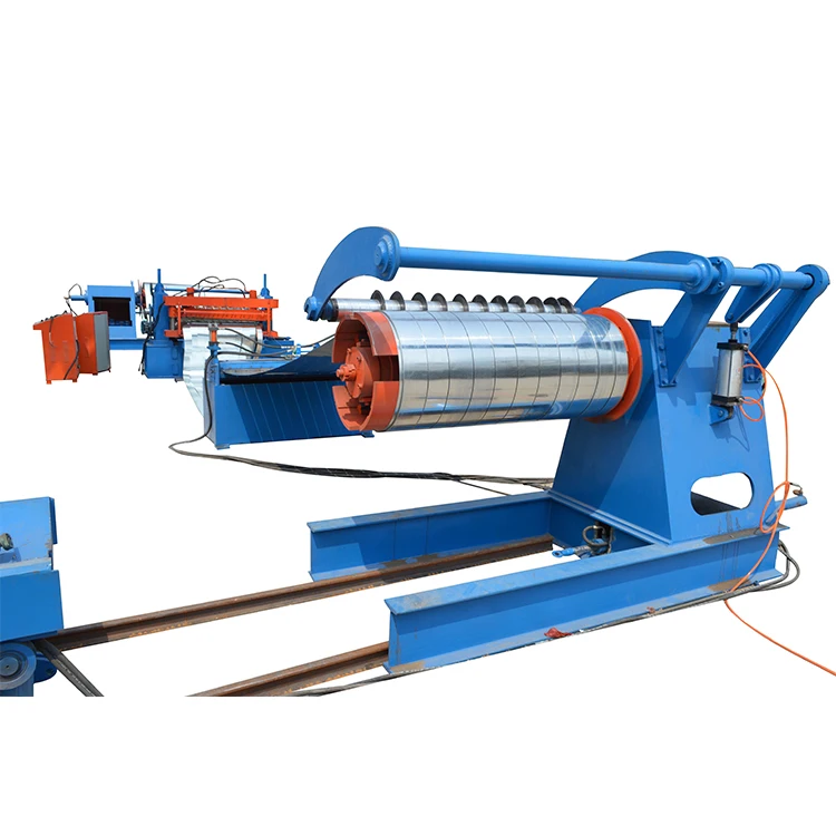 CE standard super high precision slitting rewinding line for steel roll