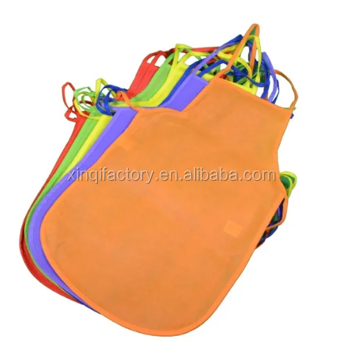 
kid non woven apron with sleeves 