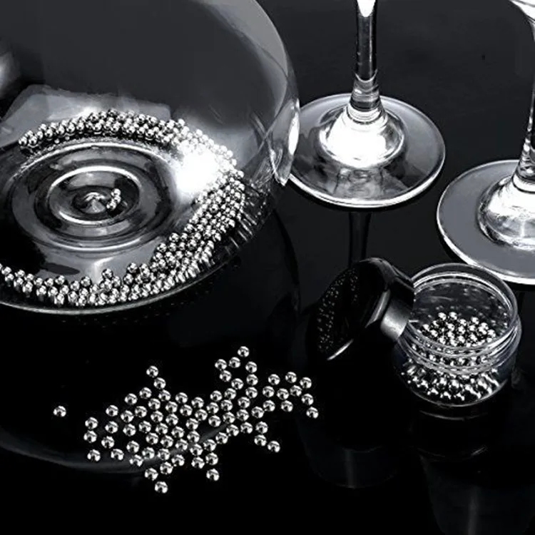 400 Reusable Stainless Steel Cleaning Beads for Cleaning Glass Bottles, Decanters, Vases, Carafes