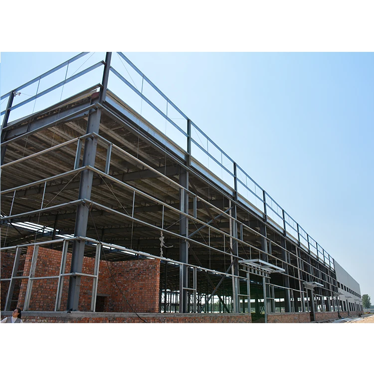 Prefabricated house low cost prefabricared kits prefab warehouse steel structure fabrication in Central African