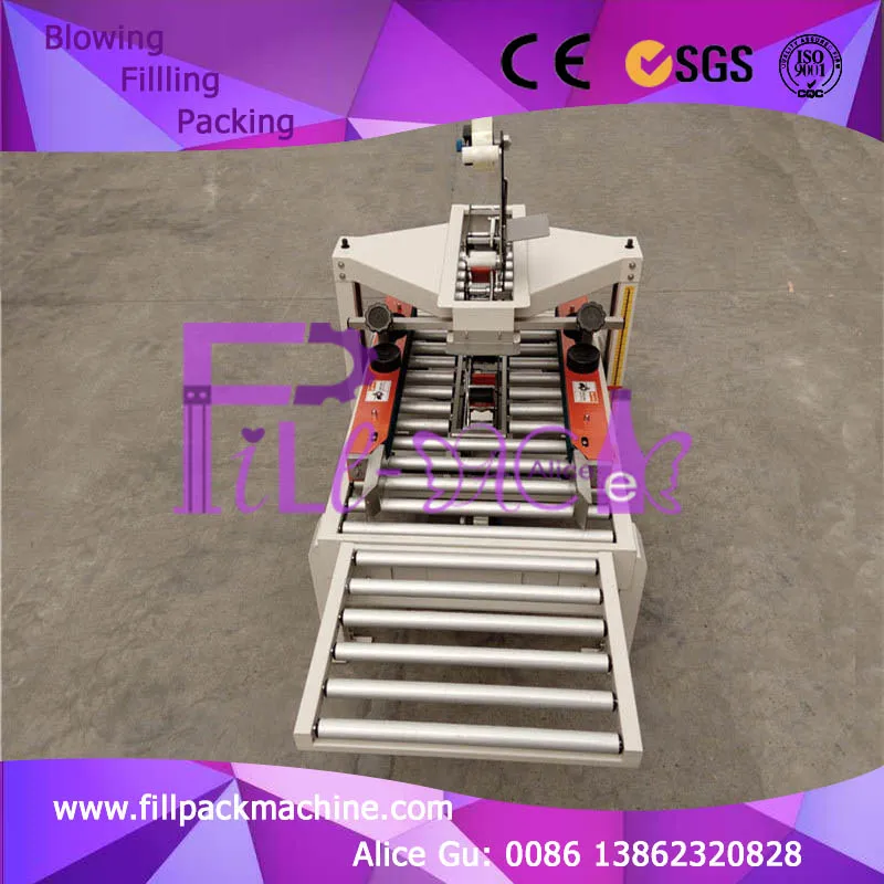 Semi auto Carton seaming machine / equipment / device / system / line / plant / unit / Carton seamer