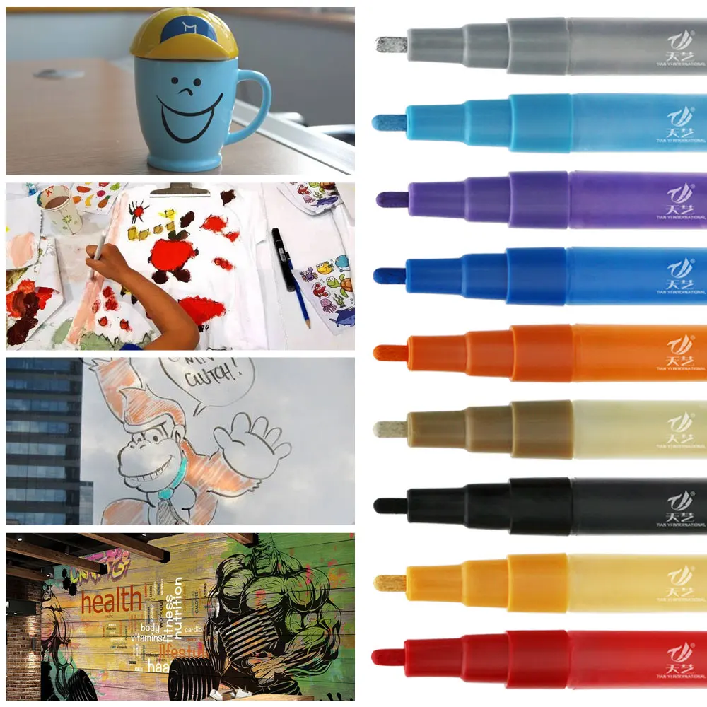 Professional manufacture qualified  tip permanent liquid marker acrylic paint pen for writing
