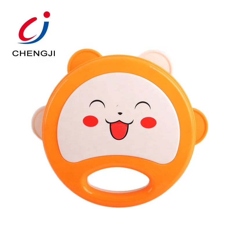 
Educational cartoon baby musical funny hand plastic musical rattles 