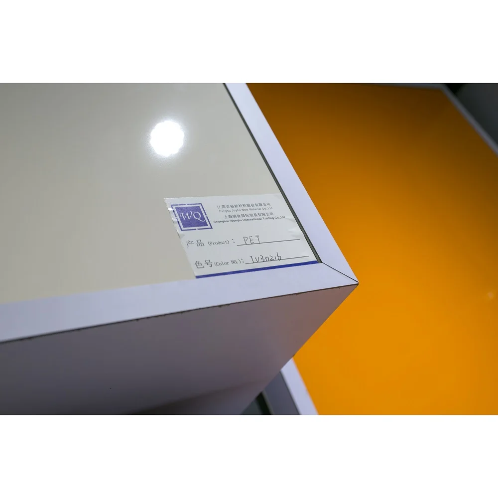 PET Laminated MDF High Gloss PET Board with Korea imported PET Film