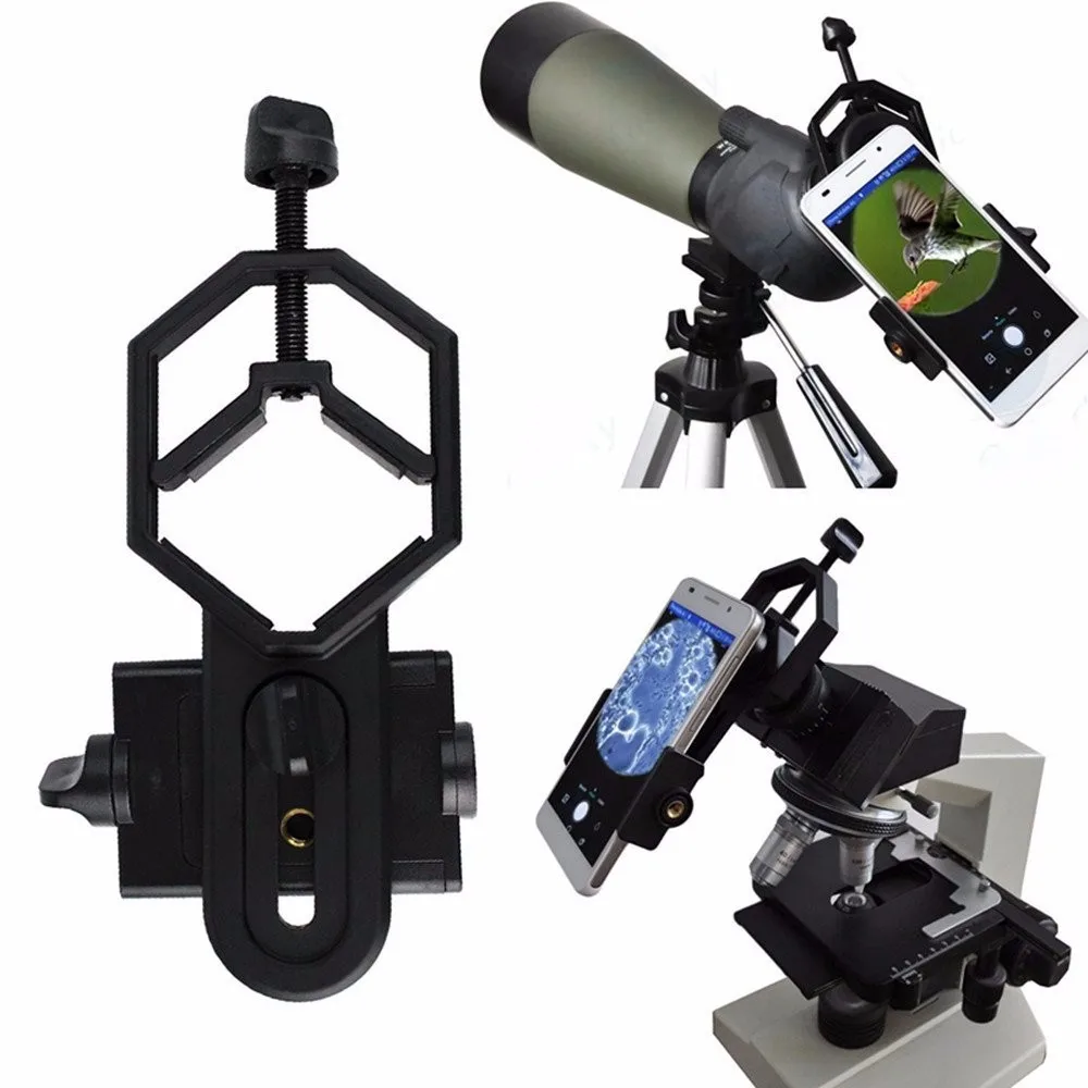 Factory Universal Microscope Telescope Smartphone Device Holder Mount Compatible with Binoculars with U.S. Patent