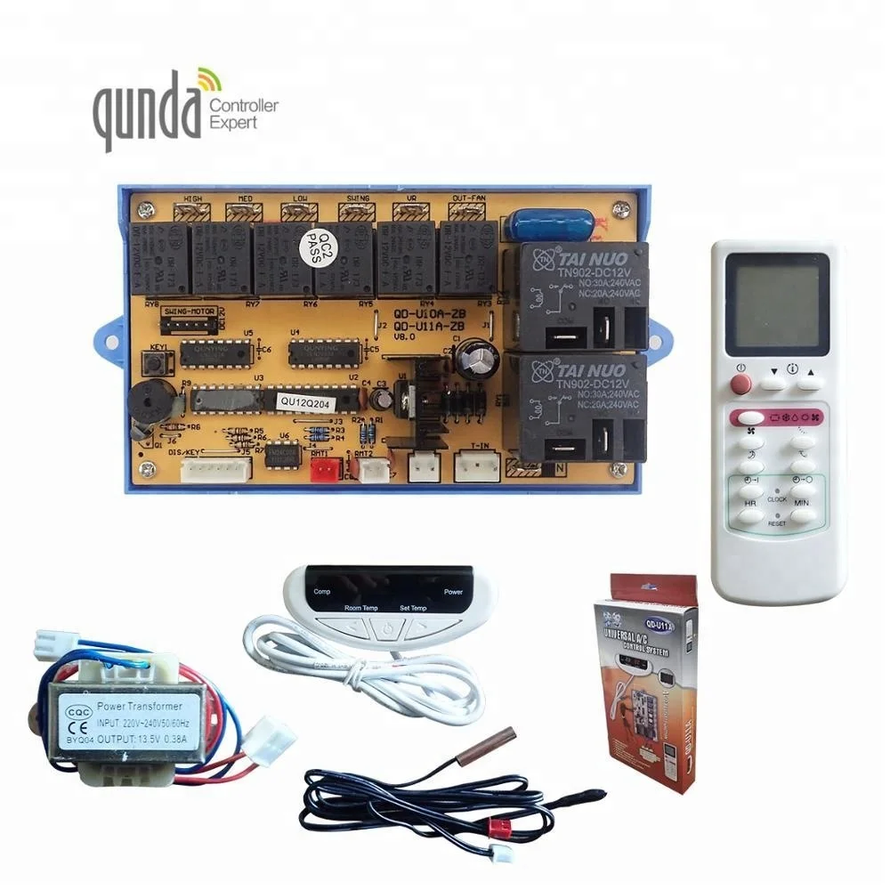 SYSTO QD-U11A QUNDA UNIVERSAL CONTROL BOARD WITH HIGH QUALITY CHIPS FOR CABINET AIR CONDITIONER CONTROL SYSTEM