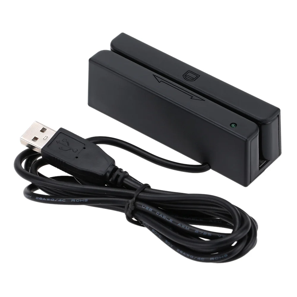  Считыватель карт MSR580 с магнитной полосой интерфейсом 123 track USB