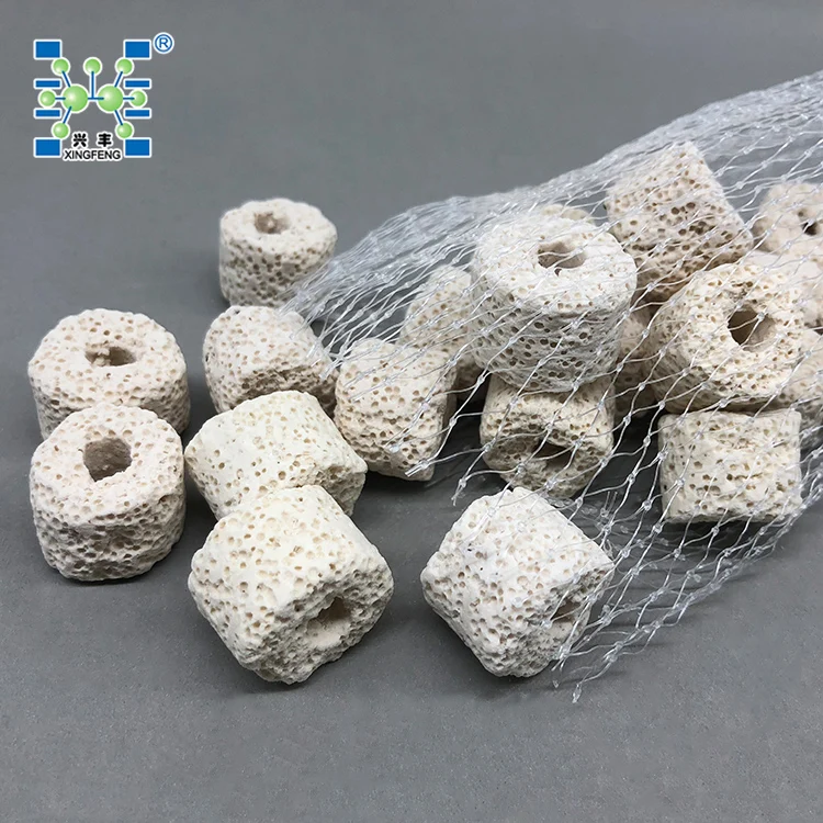 Aquarium Filter Media Ceramic Bio Ring (Size15mm ,18mm, 25mm)