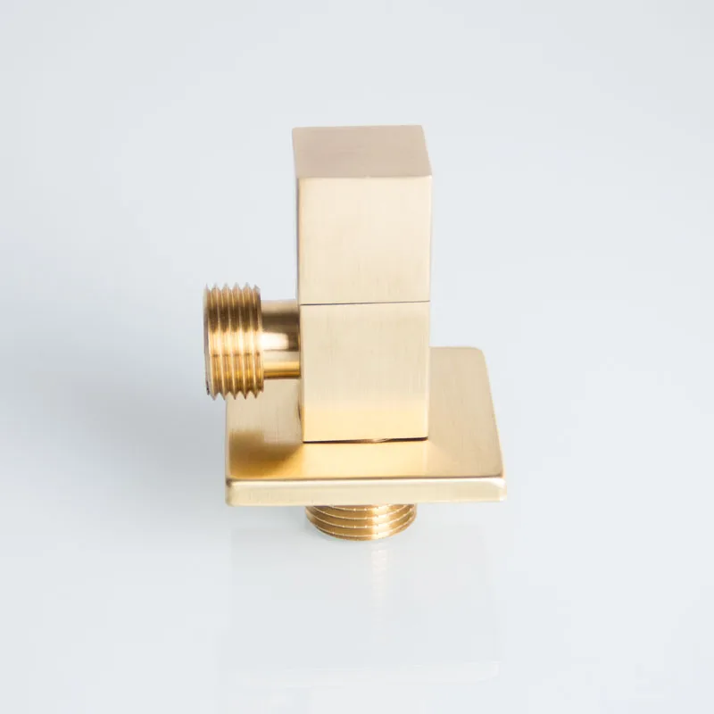 1 2 inch chrome plated gold brass angle valve