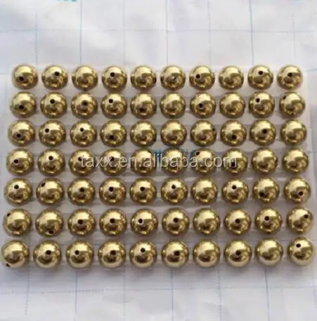 Твердые Полые половина латунь медь мяч с винтовой резьбой