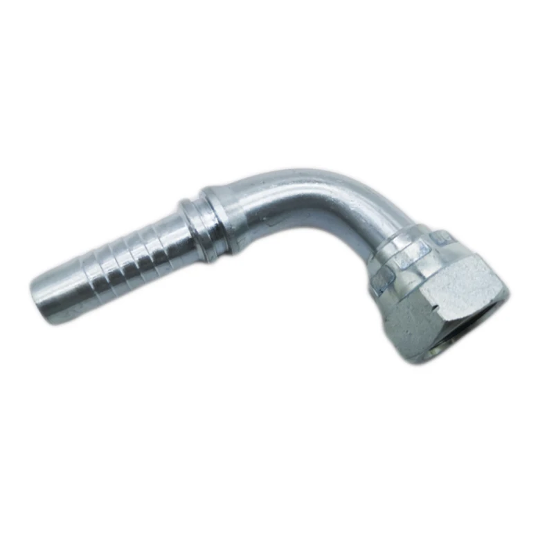 NPT BSP Carbon Steel Nipple 90 degree elbow  hydraulic pipe fitting