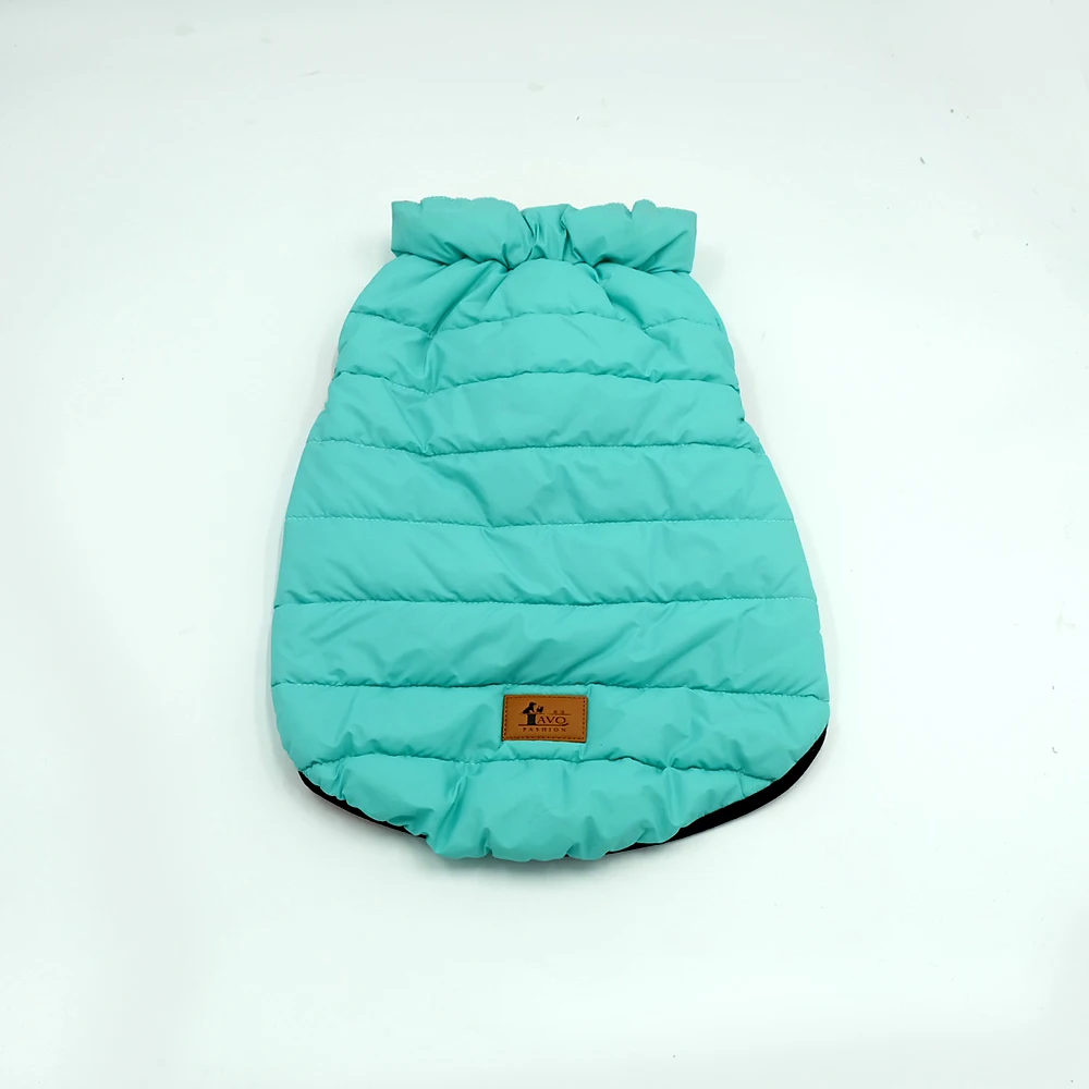 
Windproof Dog Coat Cold Weather Warm Dog Jacket Reversible jacket 