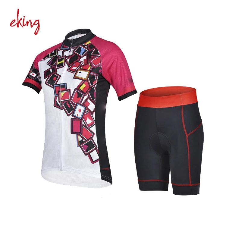 2017 New Women Dry Fit Cycling Jersey Uniform Bike Clothing Bicycle Wear