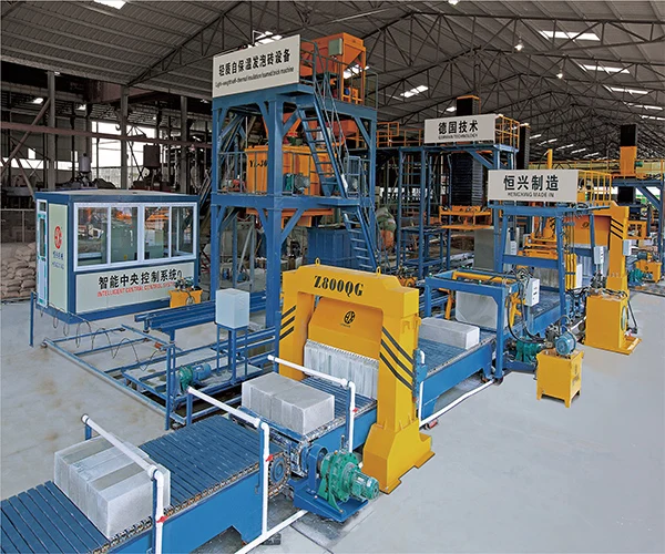 Машина для производства бетонных поролоновых блоков CLC