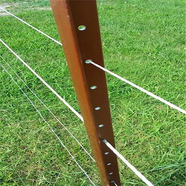 China Manufacturer 10 Ft Steel T Fence Post Available in thickness of 3mm to 4mm, length of 1m to 3m