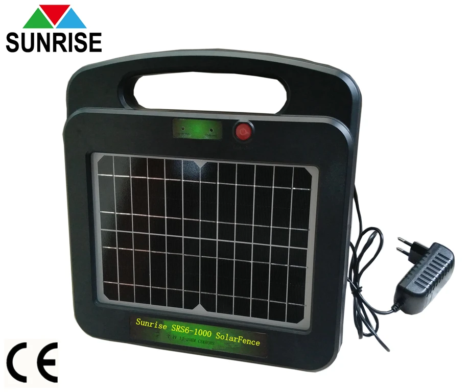 
Solar and lithium battery electric fence energizer 
