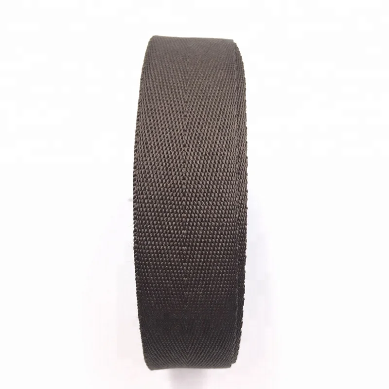 Garment use colorful herringbone woven tape polyester