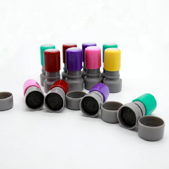 
Custom office self inking stamp mount handle 