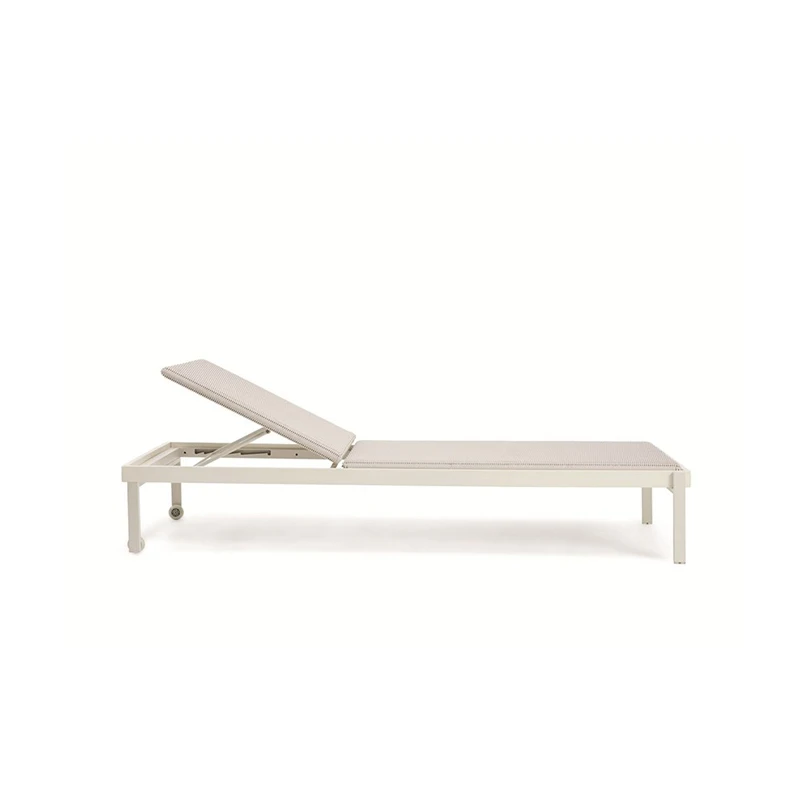 Уличная мебель шезлонги Пляжная металлическая рама шезлонг