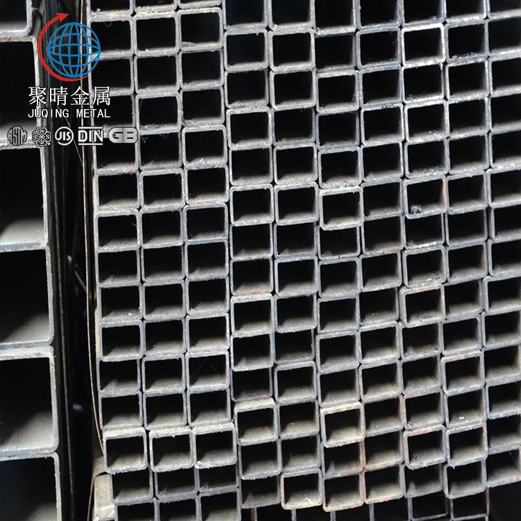 New square hollow section galvanized pipe MS tube size