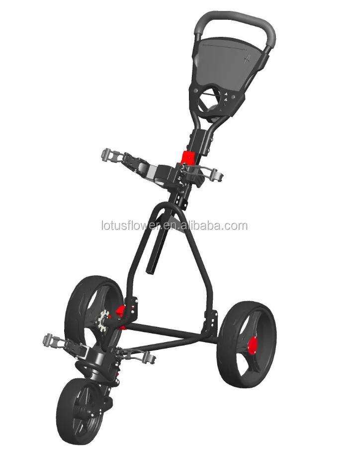 Hot selling 3 Wheel Push Pull Golf Trolley Cart