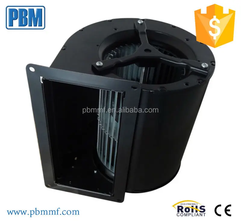 133mm 24V DC Dual Inlet Galvanized Sheet Steel Centrifugal Blower Fan for Ventilation