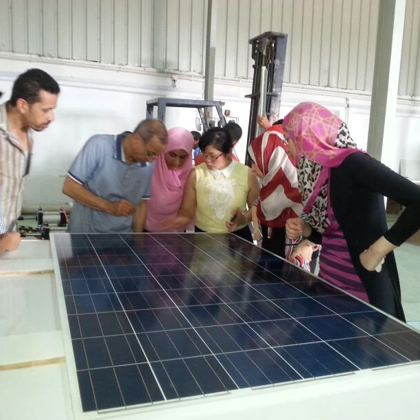 Ooitech Solar panel making machine, Install Training Raw Material