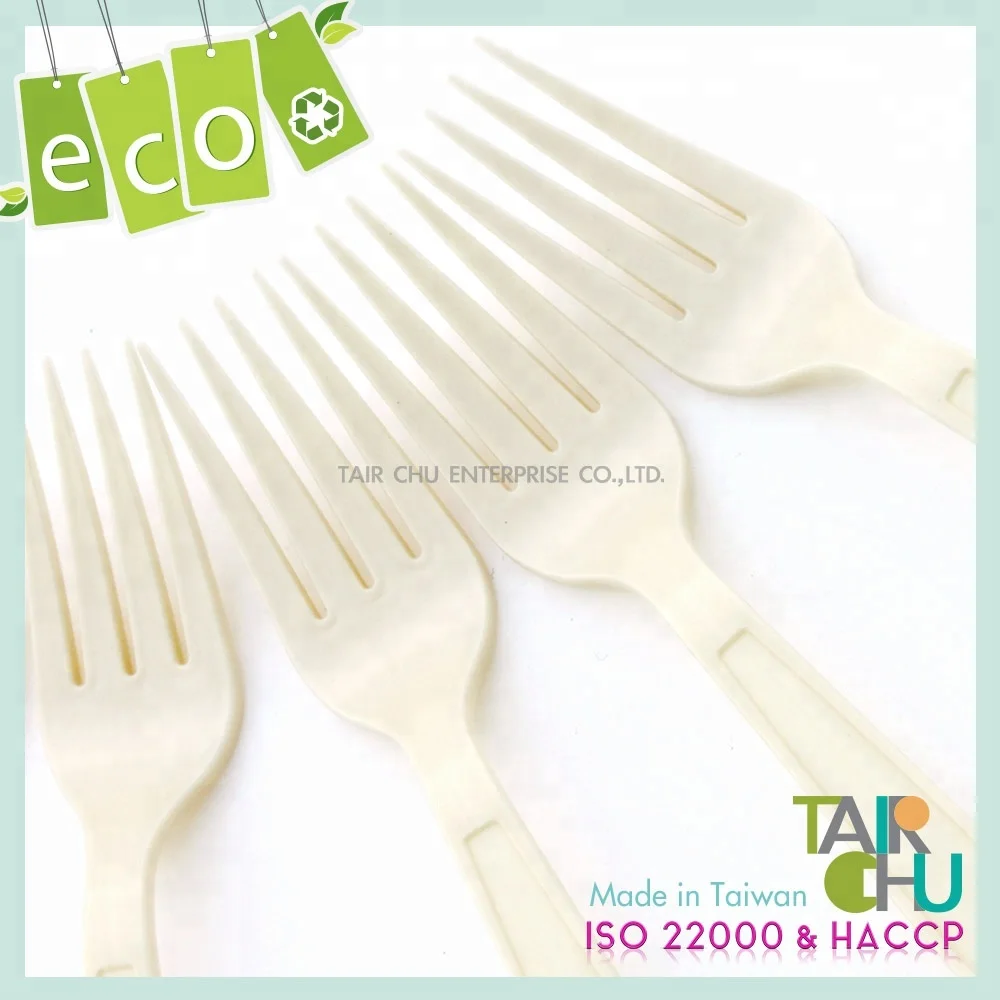 Taiwan Made Biodegradable Disposable ISO22000 Cutlery