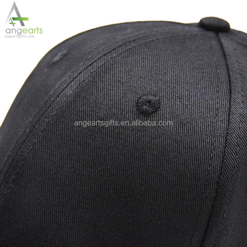 Adjustable Cotton Polyester Blank Hats Sports Baseball Caps Manufacturer Custom Embroidered Logo Wholesale 6 Panel Plain Black
