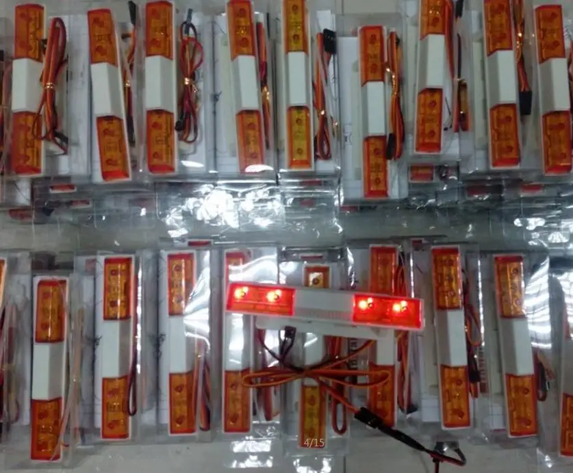 Newest RC Orange Rotating Light Bar sale ( Square 5 Selection Modes) for RC Car Truck Rock Crawler Accessories