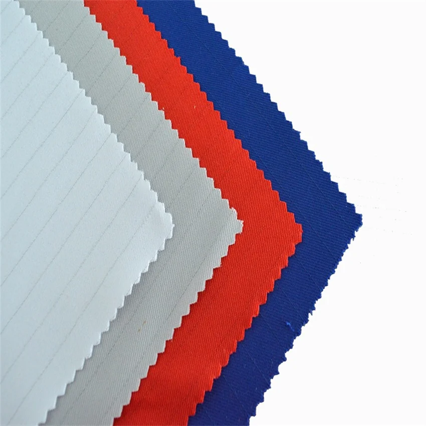 polyester ESD fabric dust proof conductive anti static fabric