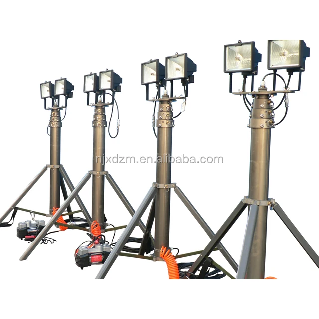 
XD664 high quality 4m 20kg payload light lifter tripod Pneumatic telescopic pole 