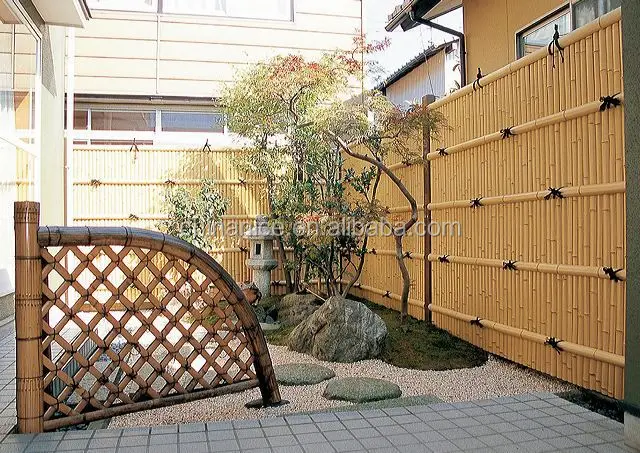 Панели забора из искусственного бамбука