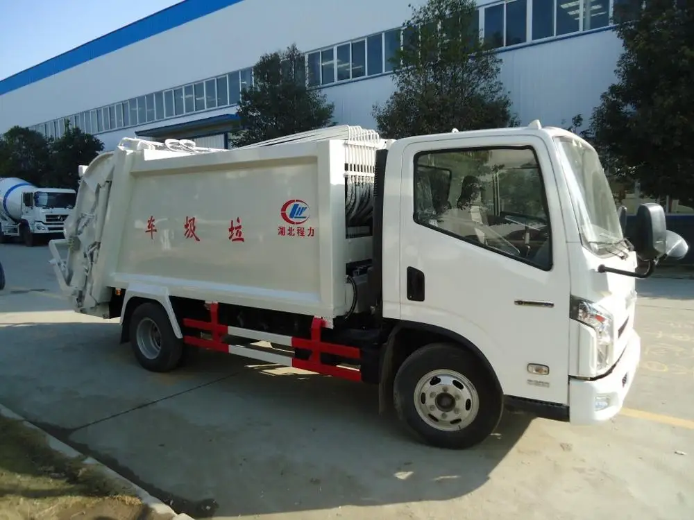 
small waste collection truck light garbage compactor refuse disposal vehicle 