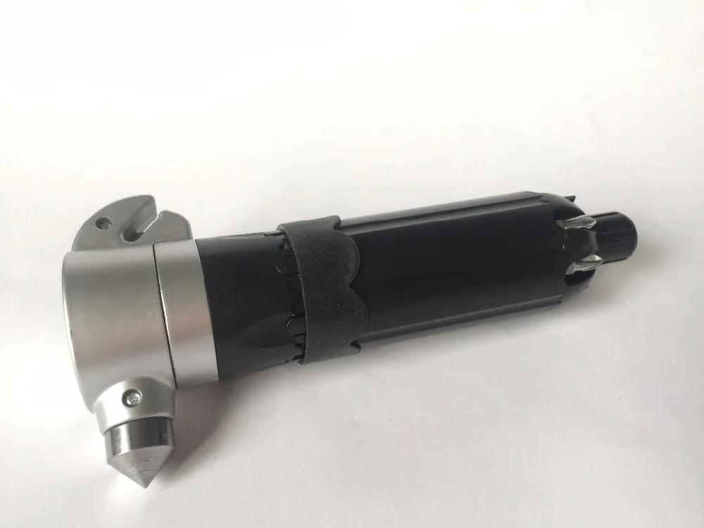 car emergency safety hammer screw driver  LED light 6 in 1 flashlight