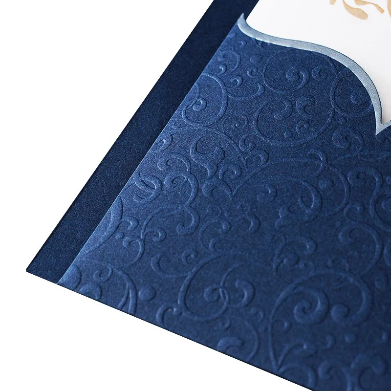 
Customized Luxury Creative Cute Fancy Small Mini Pockets Thank You Card Blank Invitation Cards 