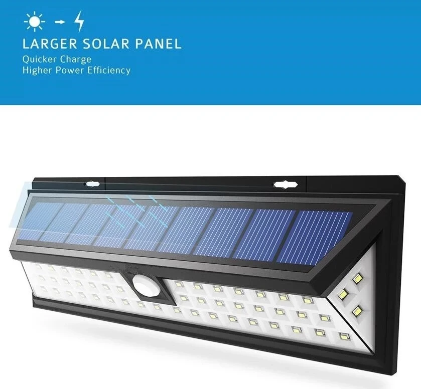 Super Bright 54 LED Solar Power Outdoor Motion Sensor Light Waterproof Energy Saving Street Yard Path Home Garden Security Lamp