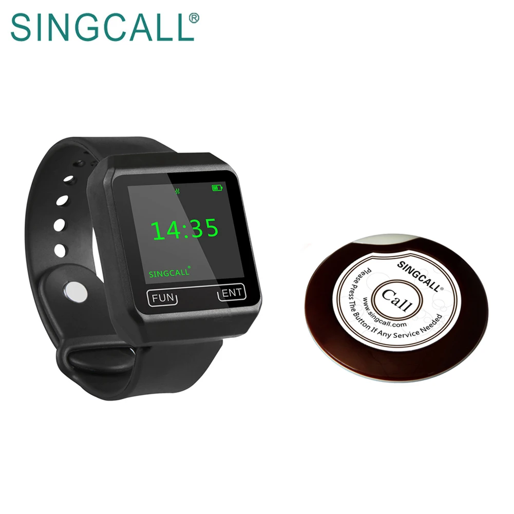SINGCALL restaurant service ordering wireless waiter call bell system for restaurant