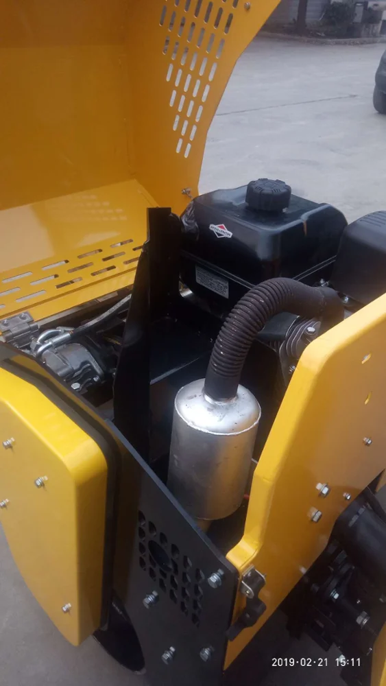 1 Ton Diesel Engine Double Drums Mini Vibratory Compactor Road Roller